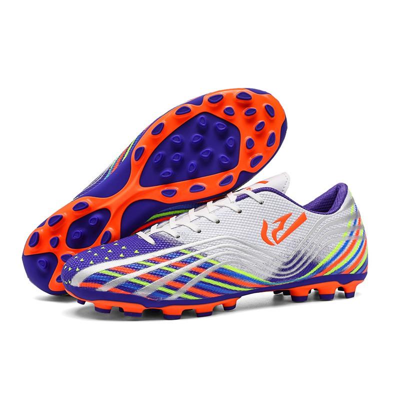 Low-Cut Unisex Adult Youth Soccer Cleats Natural Artificial Turf Synthetic Upper Rubber Studs Breathable Mesh Lining