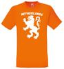 Adults Dutch Republic Lion Netherlands Flag Symbol Unisex Orange TShirt