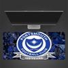 Portsmouth FC Mouse Pad, Large Gaming Desk Mat, Non-slip XXL Mousepad for Laptop & Tablet, Mini PC Playmat with Stitched Edges
