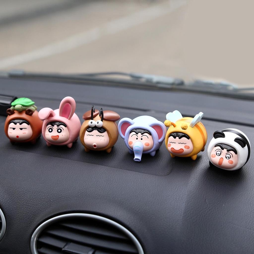 Animal Cosplay Series: Shin-chan Bee, Panda, Elephant, Rabbit Figures - Trendy Play Blind Box Ornaments