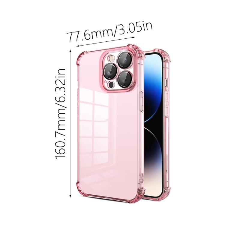 Protective Skin Clear Case for Phone 14 Full Coverage Housing Waterproof Cover Scratch Resistant Protector Case