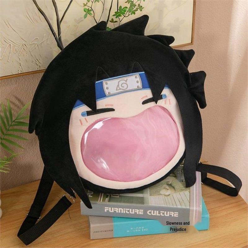 Naruto Shippuden Sasuke Uchiha Ita Bag Plyšový batoh