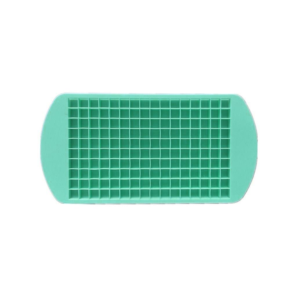 Reusable 160 Grid Ice Tray Silicone Ice Maker 1cm Ice Cube Square Ice Cube Mold  Summer
