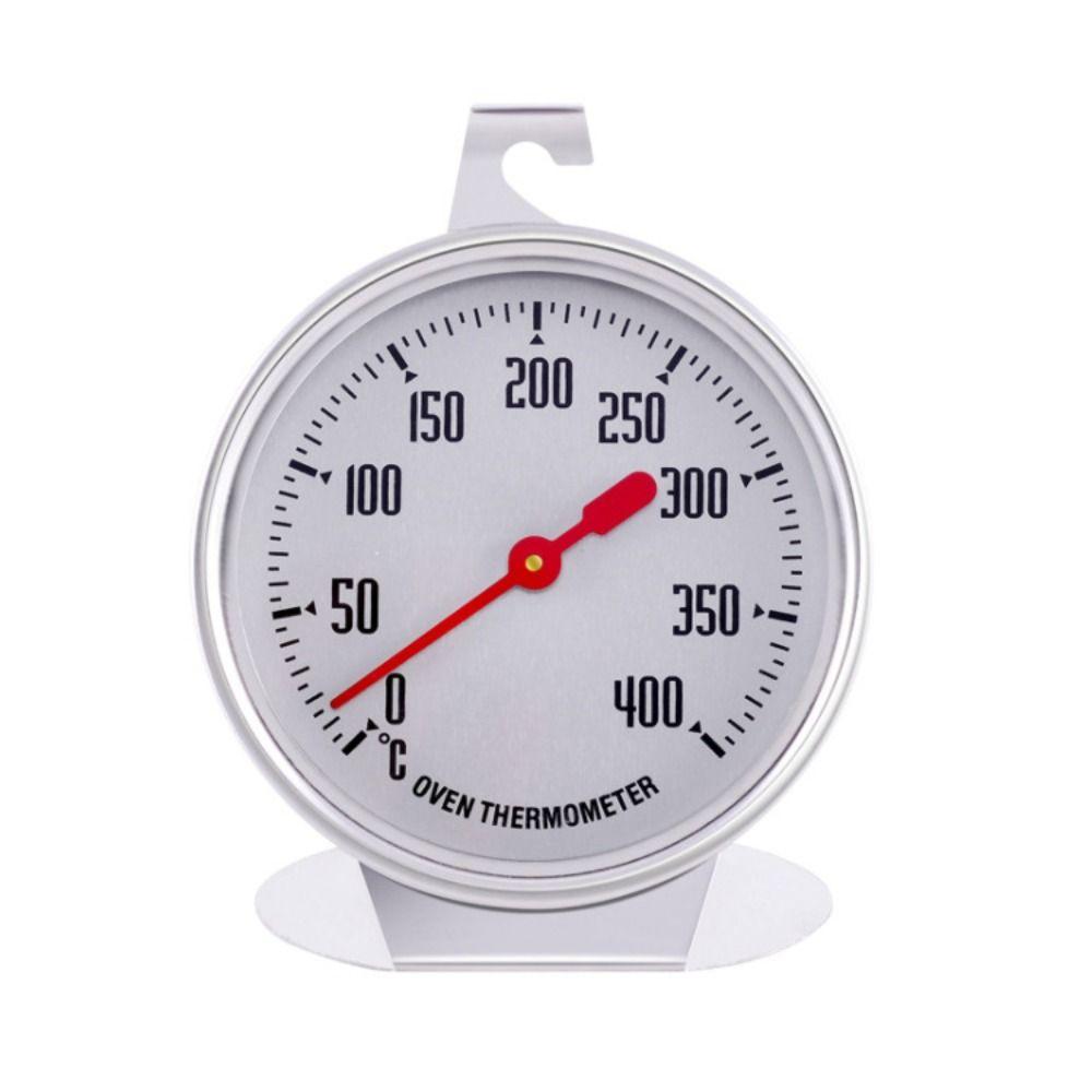 Pointer Style Oven Thermometer Stainless Steel Temperature Gauge   Barbecue BBQ Grill Baking