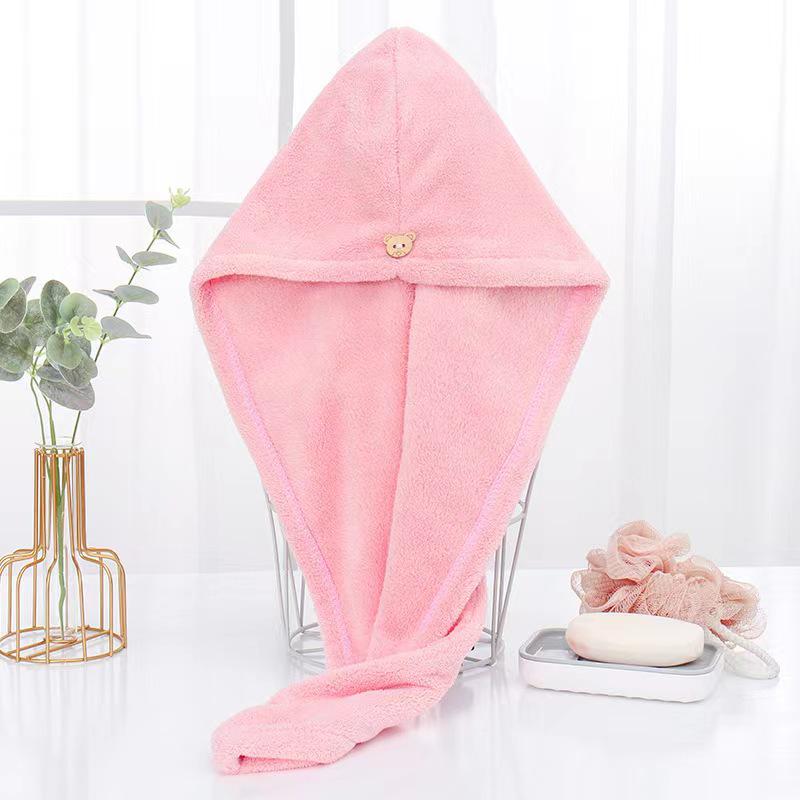 Double-Layer Quick-Dry Hair Towel Cap - Super Absorbent & Thick