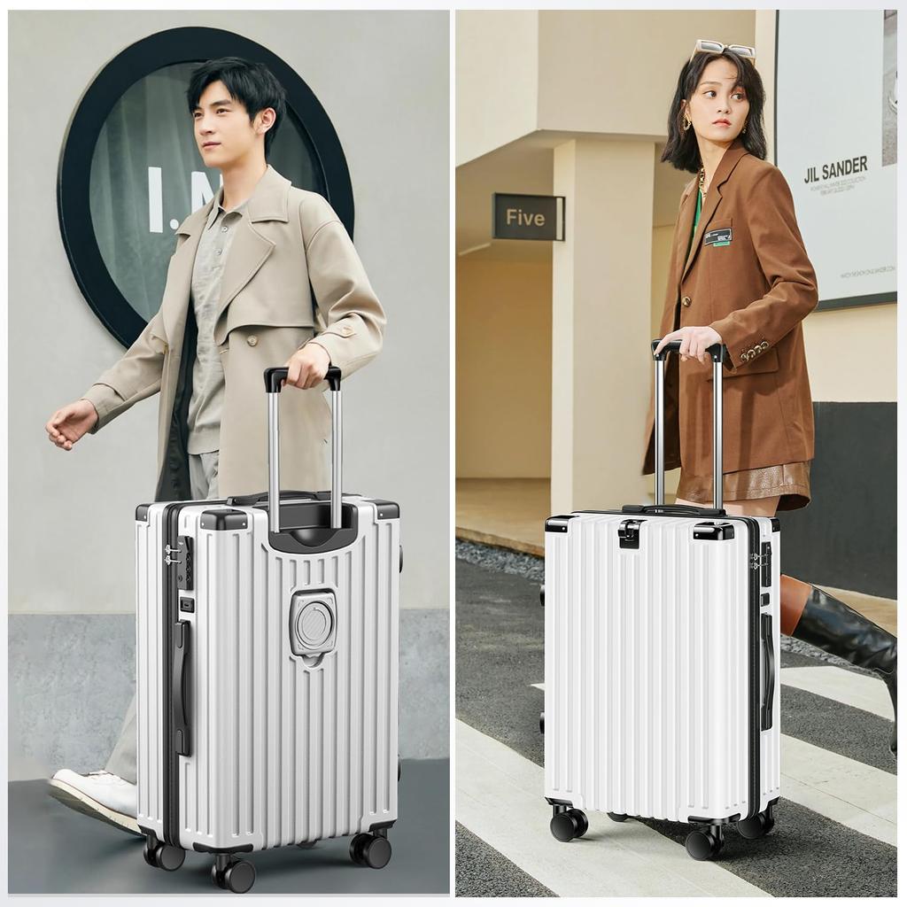 Tragen Tragen Doppelbecherhalter USB-Aufladung Verborgener Haken 360 Grad Ausgestattet mit TSA-Reißverschluss Geschäftsreise zum Mitnehmen [Augustre] Koffer, Handgepäck,