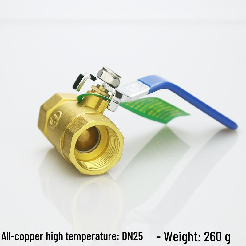 4-Point DN15 & 6-Point DN20 All-Copper Ball Valve, High-Temp Resistant, 1-Inch & 2-Inch, for Tap Water.