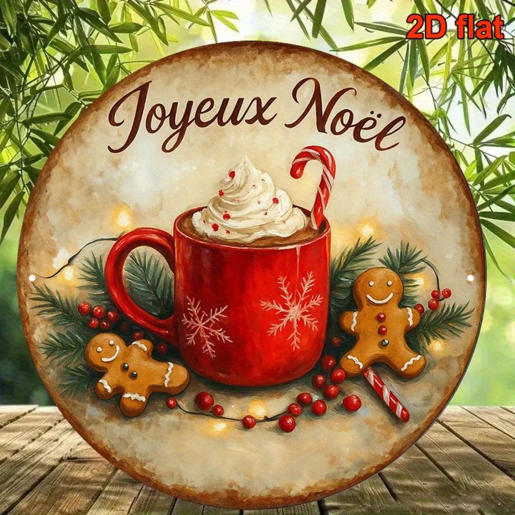 2D Flat Metal Wall Sign Decor