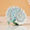 Mini Conch Jewelry Box Enamel Conch Trinket Box Vintage Crystals Jeweled Trinket Box Jewelry Organizer Zinc Alloy Decorative for