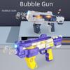Electric Bubble Gun with Light and Sound Automatic Bubble Machine  Automatic Soap Blower  Summer Outdoor Game Toy Kids Gift