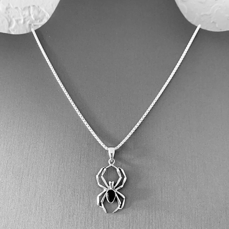 Fashion Personalized Items, Halloween Ghost Spider Necklace, Exaggerated Accessories