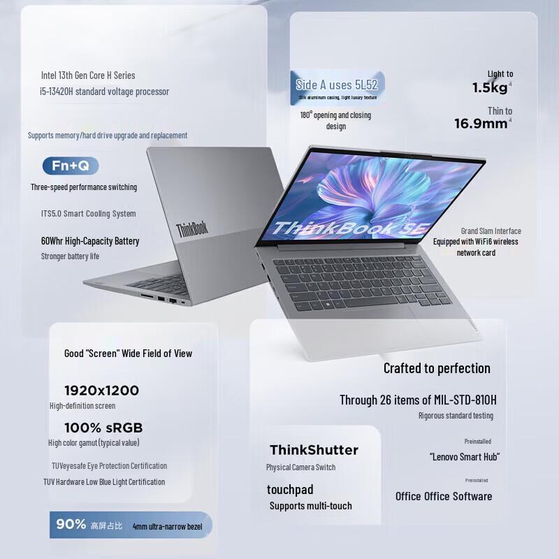 

Lenovo ThinkBook 14 SE Business Laptop (CN version)