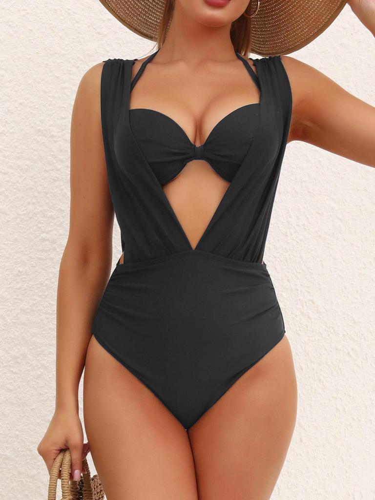 2025 Sexy High-Waisted Push-Up Bikini Set for Women