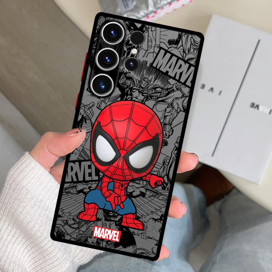 

Мультяшный Человек-паук Грут Marvel Чехол для телефона Samsung Galaxy S26 S21 S22 S20 S23 FE S24 Plus S25 Ultra Note 20 10+ Galaxy S22 Ultra 5G