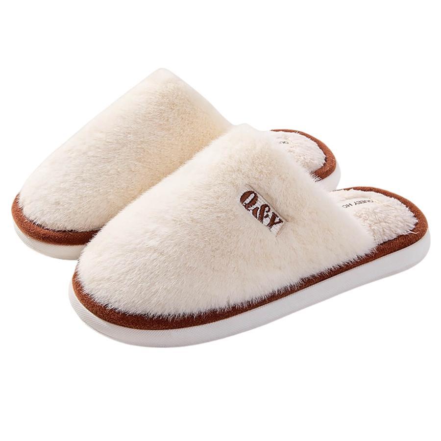 Slippers for winter, indoor slippers, warm, popular, quiet, anti-slip, ultra-lightweight, fur, room shoes for men, women, guests, fluffy, fluffy,