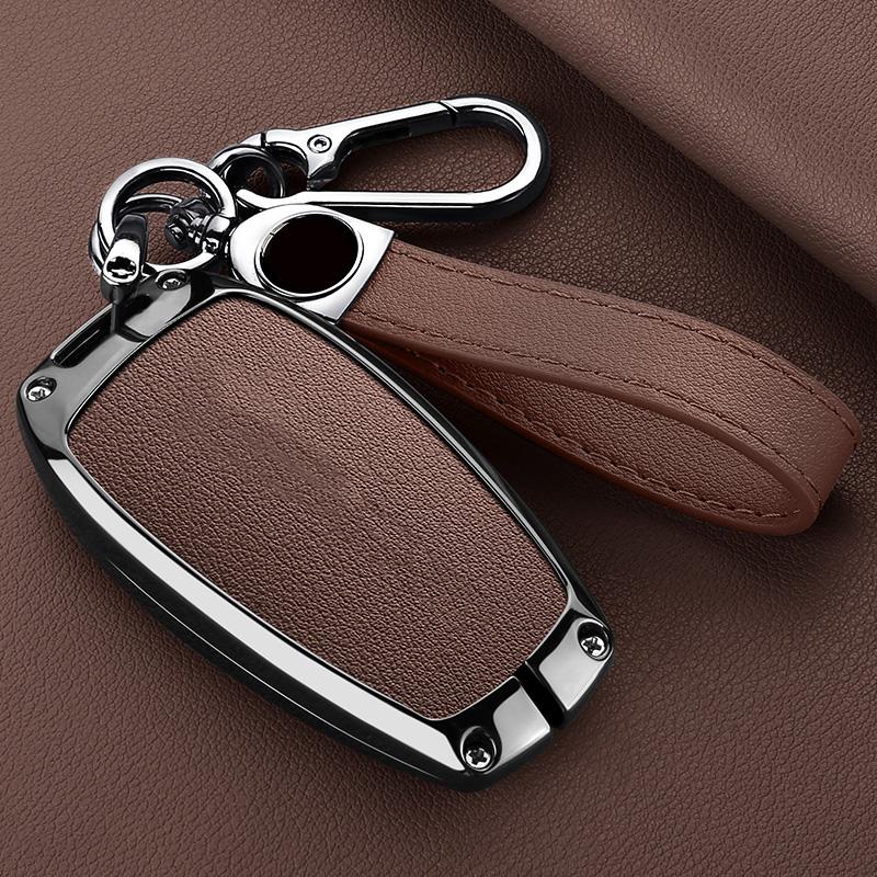 Zinc Alloy Leather Car Key Holder For Subaru Legacy Legacy Brz Forester Impreza Sti Outback Key Fob