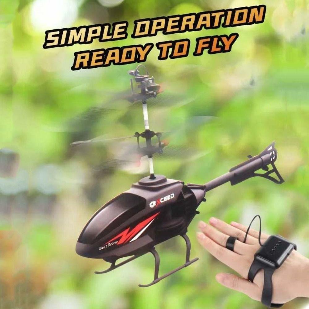 Watch Wrist Induction Helicopter Flying Helicopter Mini RC Plane  Children Gift