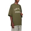 Fear of God Essentials Jersey Crewneck Tee Military Men Tops Green 125BT244195F