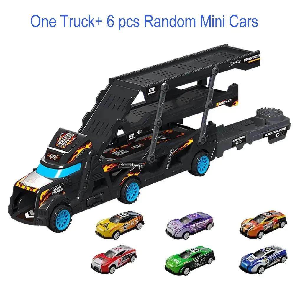 

Большой детский грузовик, деформирующийся транспортер, игрушечный автомобиль, гоночный трек, транспортный грузовик, складной гоночный трек, игрушечный набор