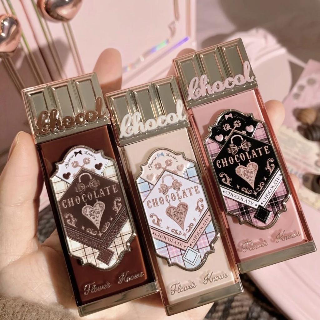 Flower Knows Crème Lèvres Nuage de Chocolat Mat Léger Longue Tenue Rouge à Lèvres Liquide Maquillage Boue à Lèvres 4.5ml Imperméable