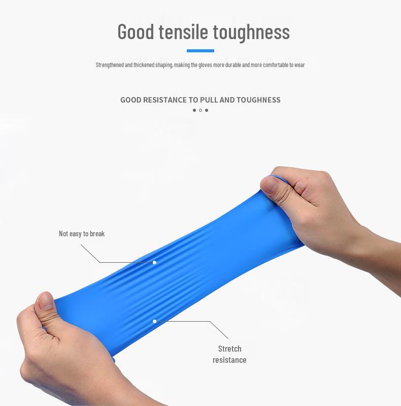 Yingke K88 Thickened Nitrile Gloves - Disposable, Food Grade, Anti-Slip, Oil-Proof for Lab, Beauty, Auto Repair, Chemicals, and Catering Use.