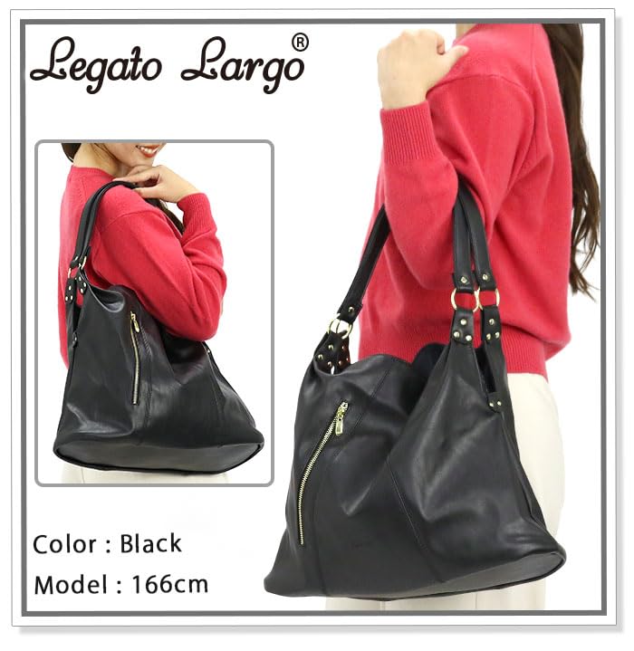 [Legato Largo] Faux Leather A4 Tote