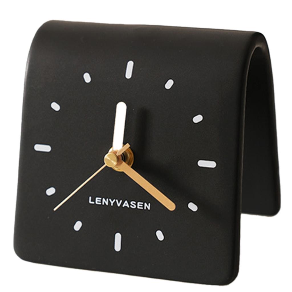 Desk Ceramic Clocks Cute Minimalist Study Room Clock For Sturdy Room