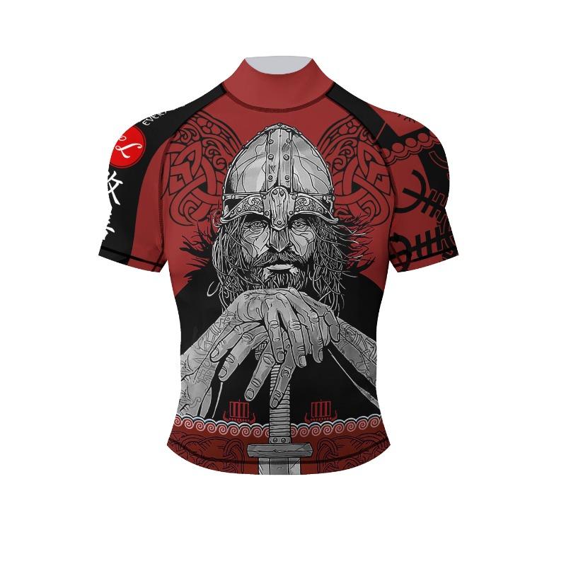 Neues BJJ Gi Boxen Herren Kompressions-MMA Rashguard T-Shirt Laufen Muay Thai Shorts, Rash Guard Sport Fitnessstudio Trikot Shirt