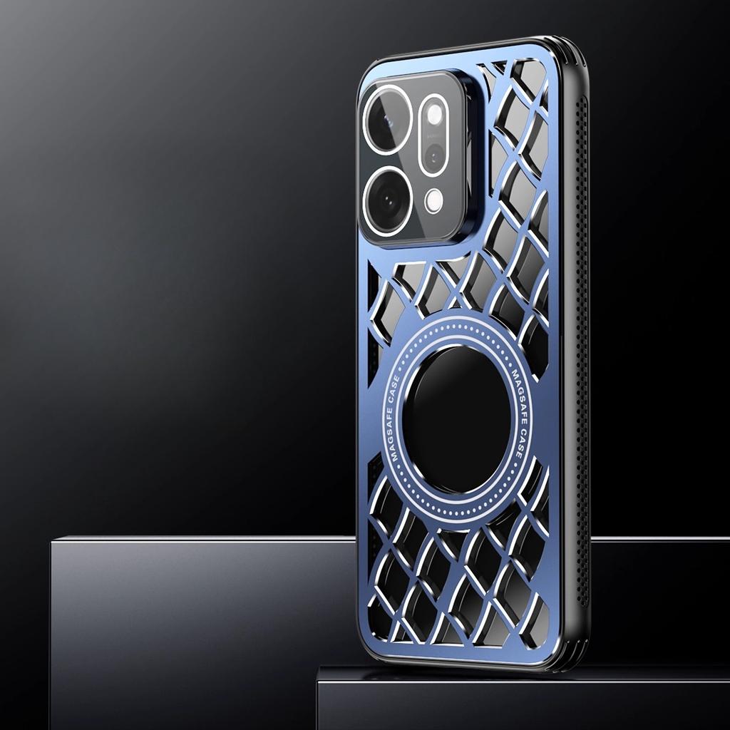 Aluminiowy stop Odprowadzanie ciepła Magnetyczne etui pierścieniowe Dla OPPO Reno 14 14Pro Ładowanie bezprzewodowe Ochrona obiektywu Pokrowiec odporny na wstrząsy