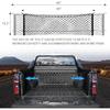 Chevy Silverado & Ford F150/F250 Truck Bed Cargo Net - Elastic Mesh Net Organizer (49X15.2 Inch)