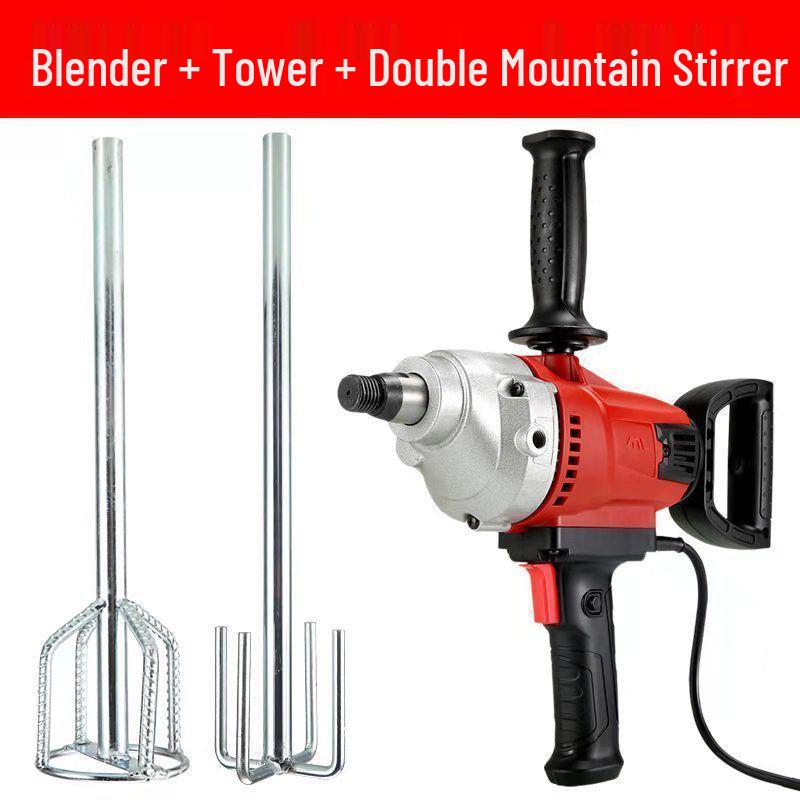 High-Power Electric Diamond Drill Mixer for Cement, Mortar, Paint, Plaster, and Food