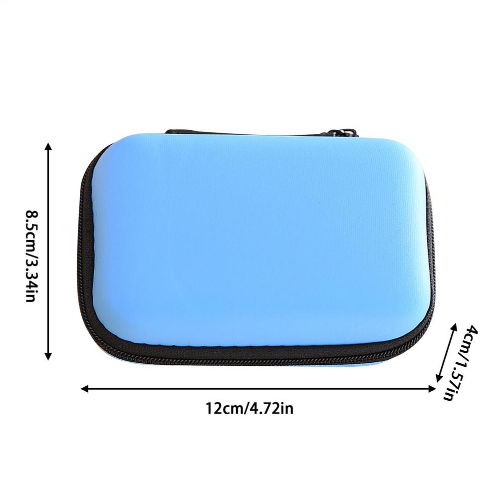 Sundries Travel Storage Bag Charging Case for Earphone Package Zipper Bag Portable Travel Cable Organizer Electronics Storage