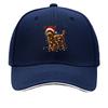 Chocolate Doodle Christmas Tracksuit Dog Sandwich Baseball Cap Sun Cap Outdoor Workouts Hat