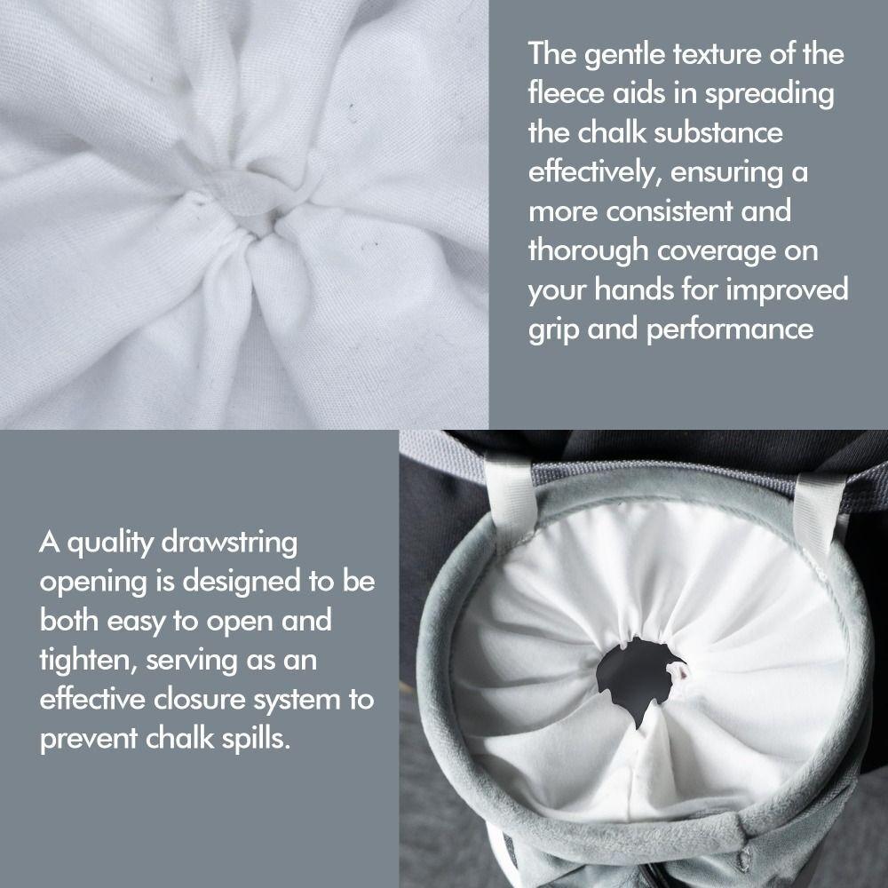 Flannel Magnesium Powder Bag Stuffed Animal Rock Climbing Bag Cute Chalk Bag  Outdoor Sports