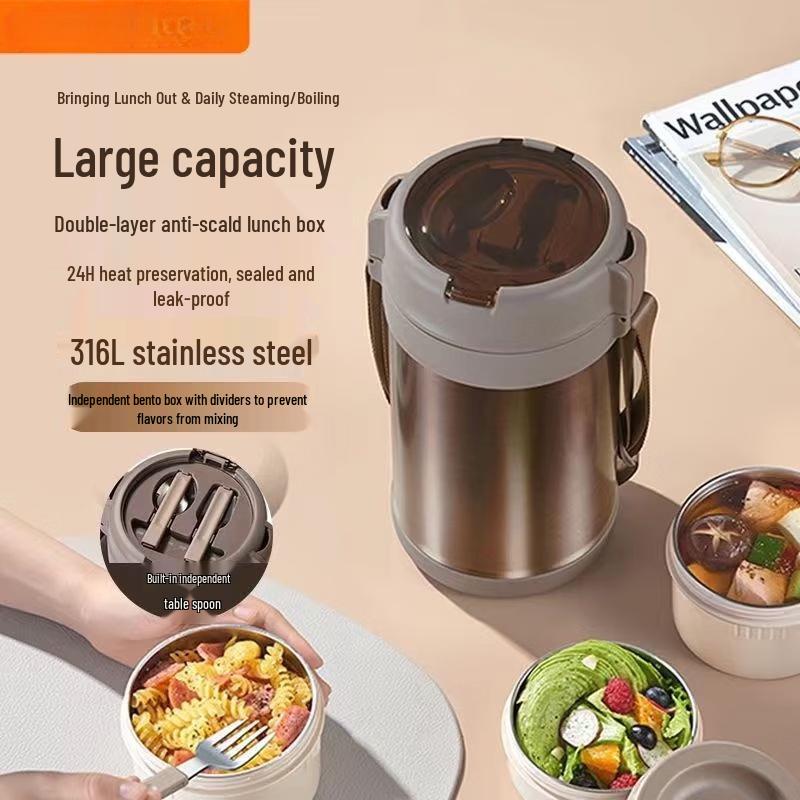 Xihe Multi-layer Stainless Steel Insulated Food Jar
