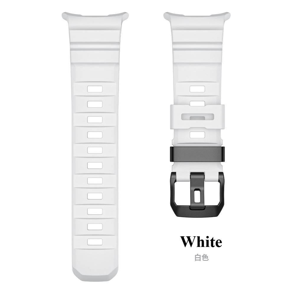 Soft Rubber Band For Samsung Galaxy Watch 8 Classic 46mm Strap Man Sport Bracelet for Samsung Galaxy Ultra 47mm Curved End Watch 8 44mm 40mm Wristband