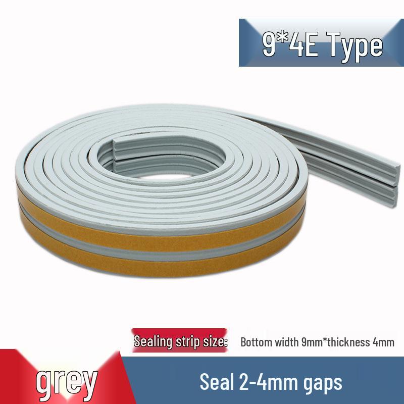 Self-Adhesive Weatherproof Door & Window Foam Seal Strip - 6m, Soundproof & Insulating