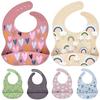 Babetes Impermeáveis de Silicone para Bebé - Babetes à Prova de Sujidade para Alimentação de Recém-nascidos | Produto Popular para Mãe e Bebé