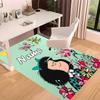Custom Personalization Mafalda Print Area Rug - Soft, Washable Non-Slip Indoor Mat,Living Room,Home&Office Decorative Rug