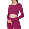 Ningbo Dashu Autumn and Winter Long-sleeved Yoga Clothes for Women with Chest Pads Tight-fitting and Beautiful Back Pilates