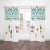 2PCS- Islamic - Ramadan Blessing Printed Curtain - Polyester Material, Suitable for Bedroom Living Room