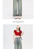 Women’s Tencel Soft Denim High-Waist Loose Jeans – Summer 2024 Retro Wide-Leg Style