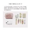 NEOVIVA Makeup Mini Large Cosmetic Perfect for Everyday Business and Size Jelly Pink Pouch, Wallet, Functional, Capacity, Storage, Fashionable,