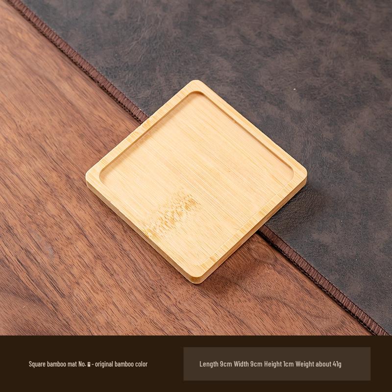 Bamboo Coaster & Decorative Tea Cup Tray