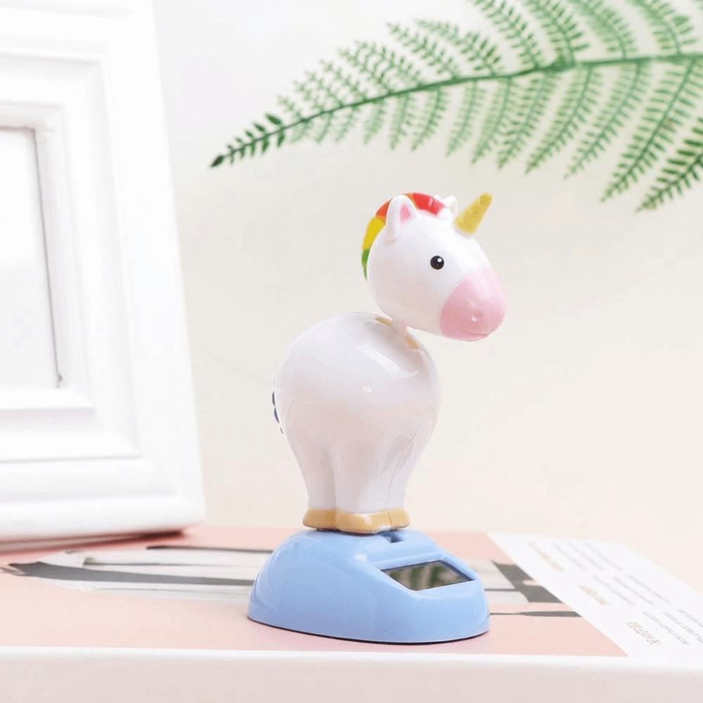 Cute Car Decoration Home Ornament Swing Dancing Solar Powered Shaking Moving Flip Flaps Toy