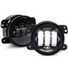2pc/60W 4 Inch Fog Lights 6500k Amber Turn Assist Signal Lights For Jeep Wrangler JK LJ TJ ATV Auto Parts