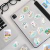 60Pcs Summer Small Fresh Line Dog Cartoon Graffiti Stickers Decoration Luggage Phone Guitar Scraphbook Cup Car Classic Kid Toys