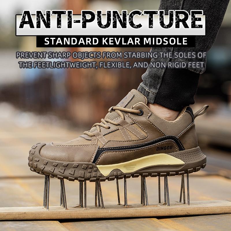 Safety insulated 10kv anti-collision anti-puncture not tired feet lightweight wear-resistant grip non-slip men's site work labor protection shoes