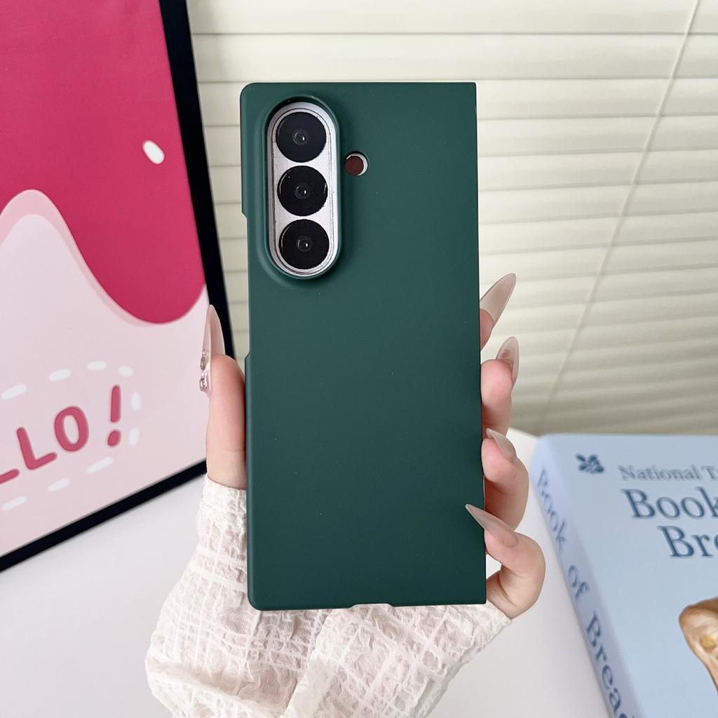 Luxury Ultra Slim Hard Back Case for Samsung Galaxy Z Fold 7/6/5/5G/ZFold7/Z Fold 3/4/5 Shockproof Candy Solid Color Cover