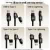 Universal Fast Charging 4-in-1 Data Cable for Huawei and Apple Devices